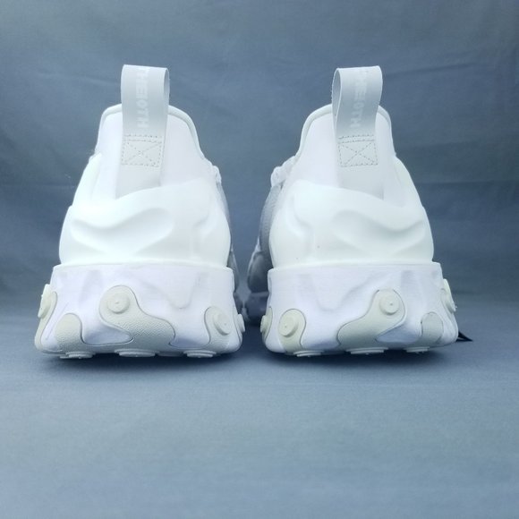 Nike React Sertu Men's Lifestyle Shoes White Suede Woven AT5301 100 (No Box Top) - Picture 6 of 7